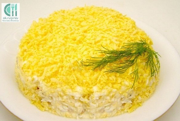 Салат «Снегурочка»